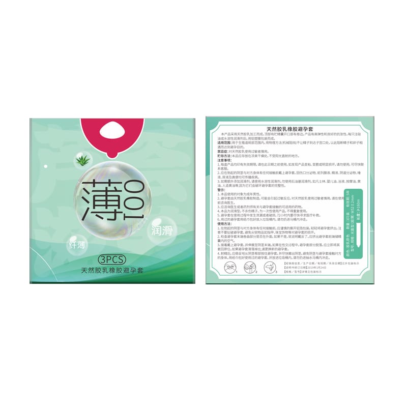 Aibei Thin 001 Ultra-thin Condoms — 3 Pack view 7