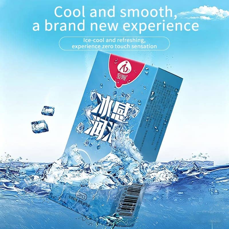 Aishun Ice Sensation Condoms — 10 Pack view 2