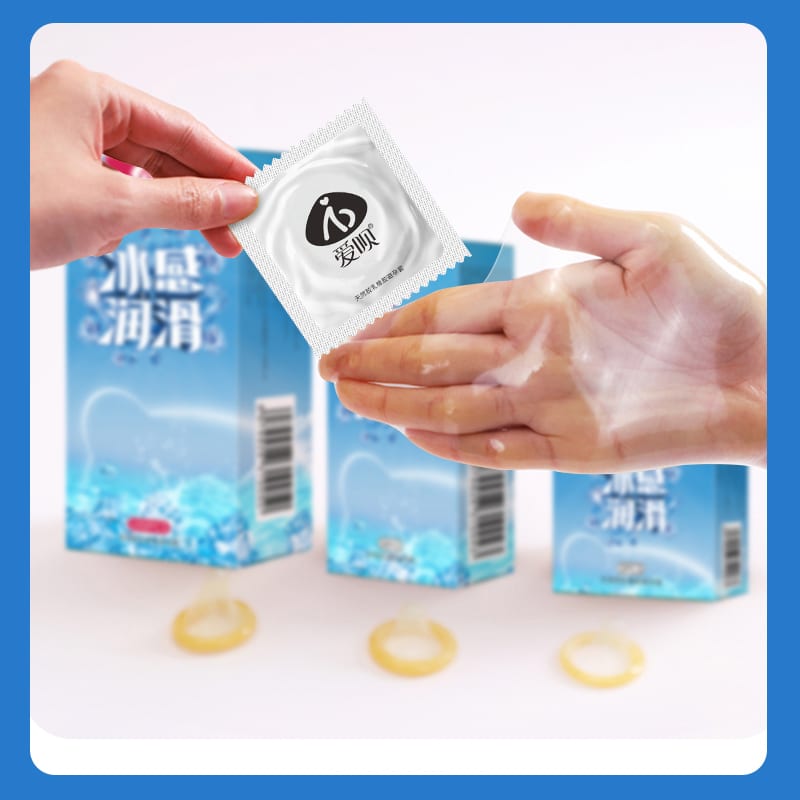 Aishun Ice Sensation Condoms — 10 Pack view 5