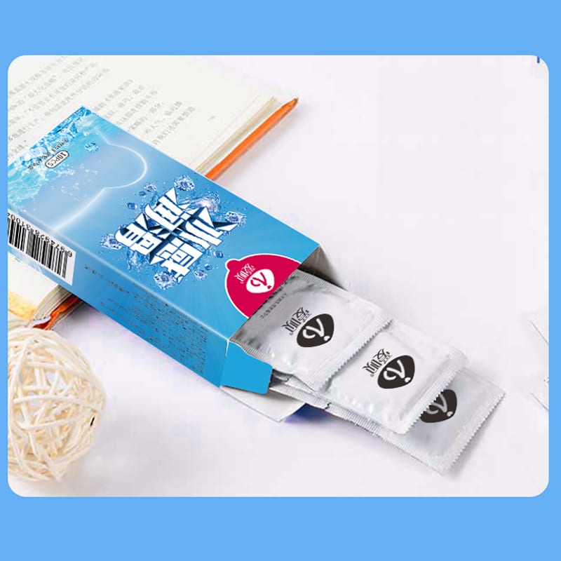 Aishun Ice Sensation Condoms — 10 Pack view 4