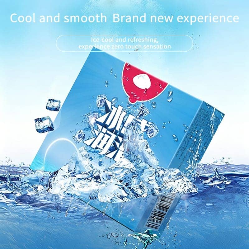Ice Sensation Natural Latex Condoms — 3 Pack view 2
