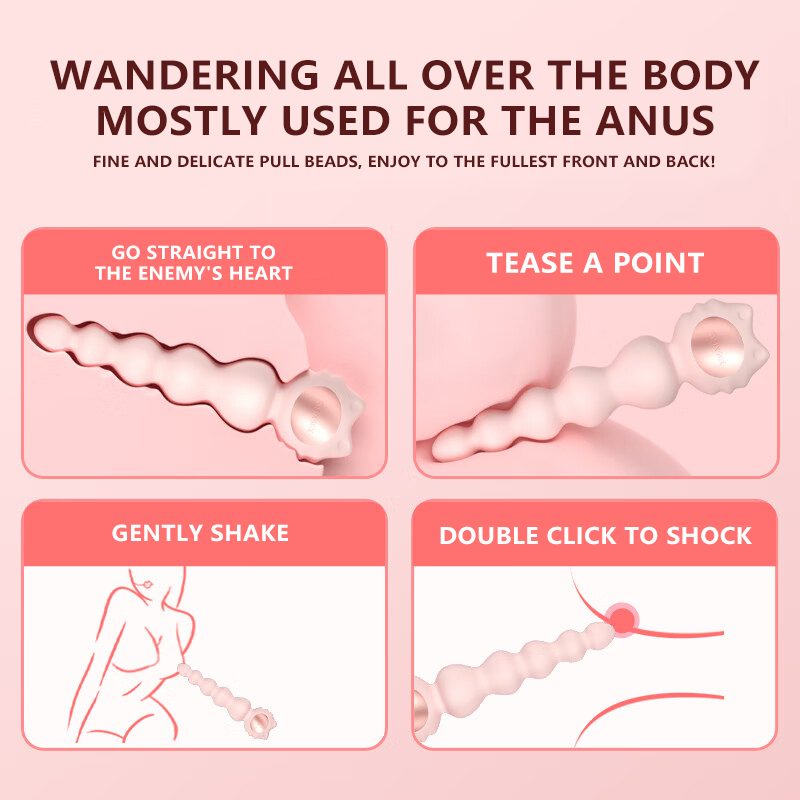 Velora Burst Beads Silicone Massager view 8