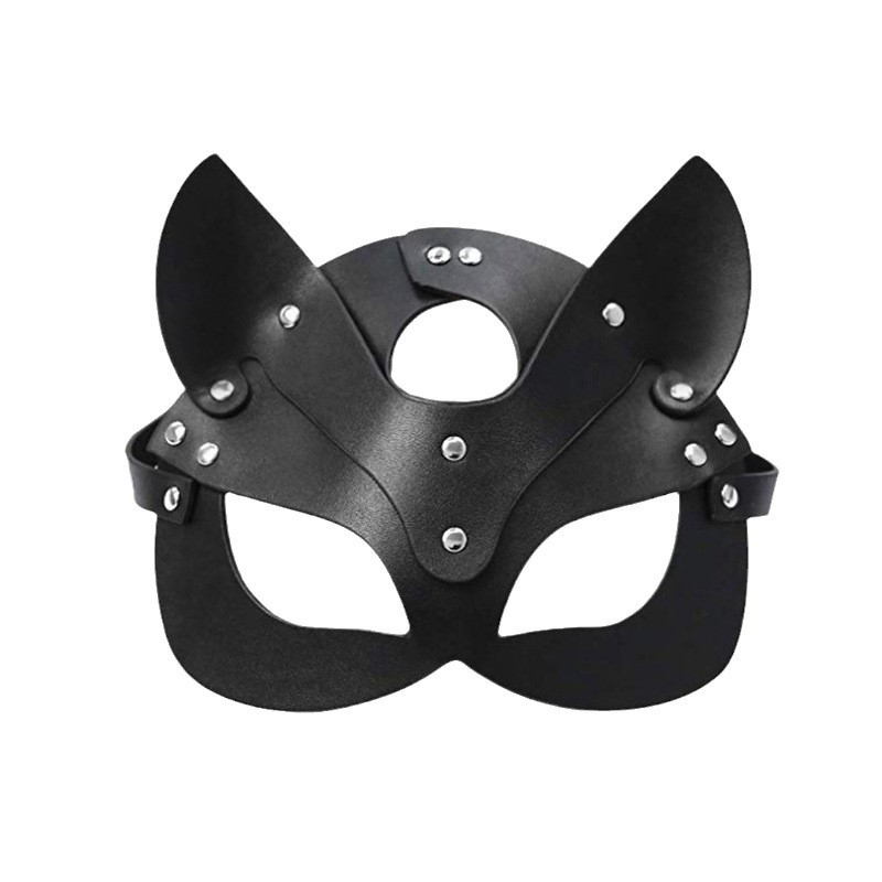 Velora Noir Cat Mask & Flogger Set