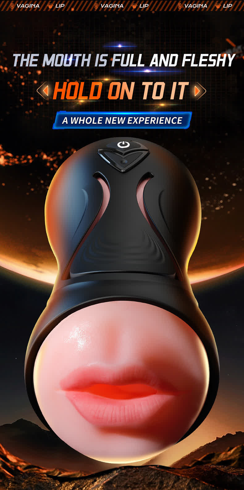 Velora Double Knight App-Controlled Stroker view 3