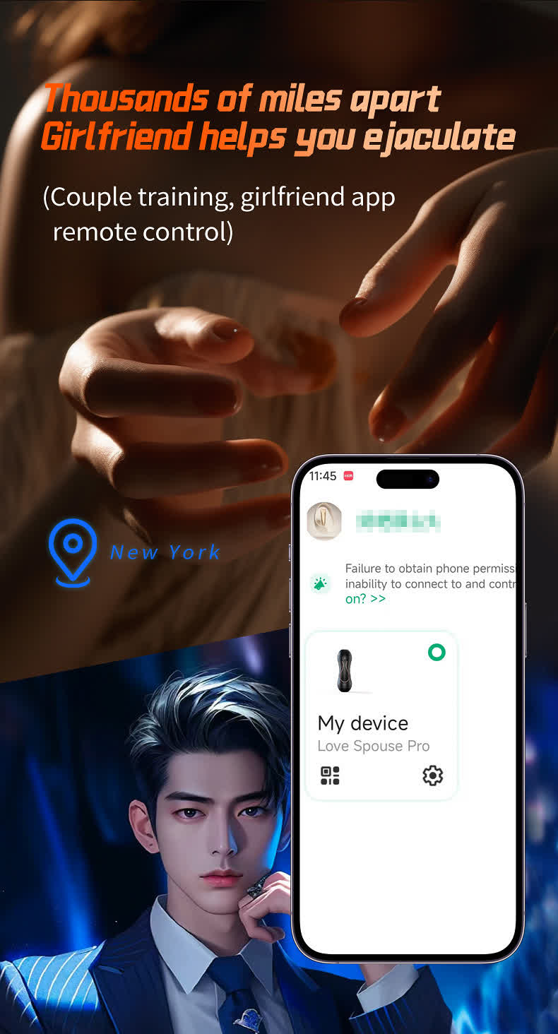 Velora Double Knight App-Controlled Stroker view 12