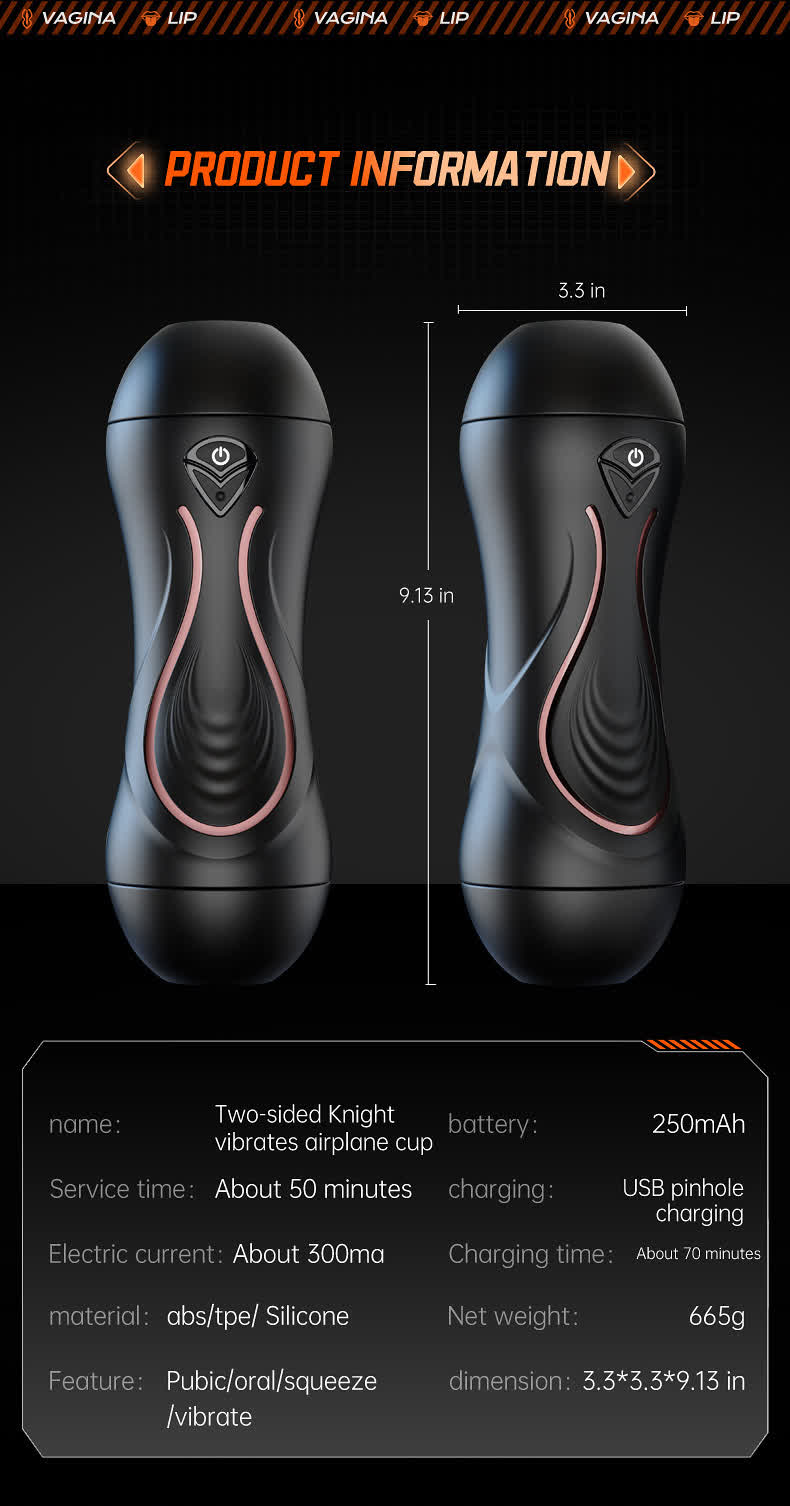 Velora Double Knight App-Controlled Stroker view 9