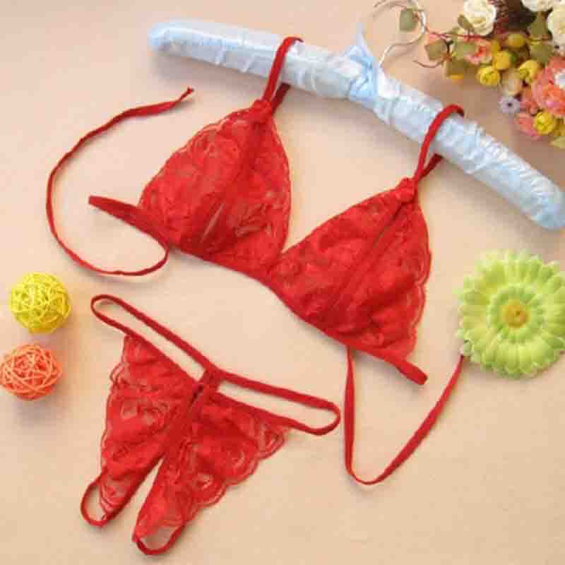 Velora Floral Lace Bralette & Thong Set