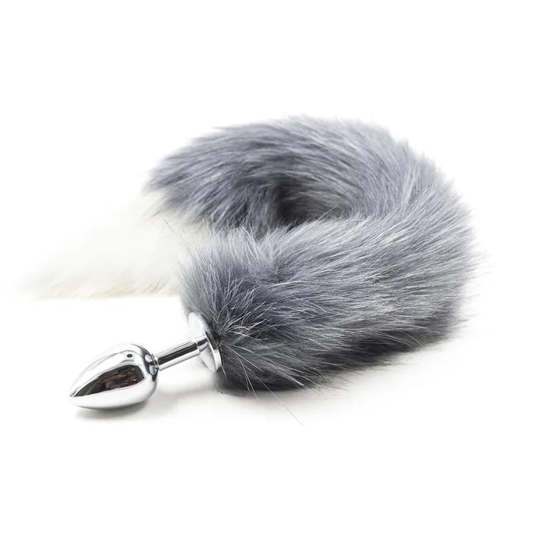 Velora Silver Fox Tail Plug view 11