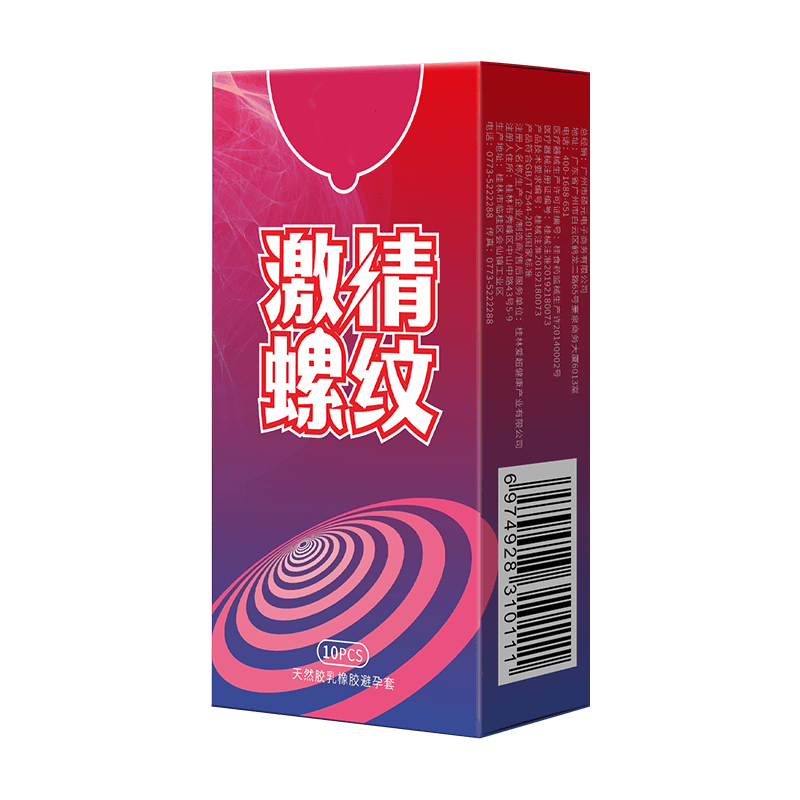 Passion Thread Ribbed Condoms — 10 Pack view 7
