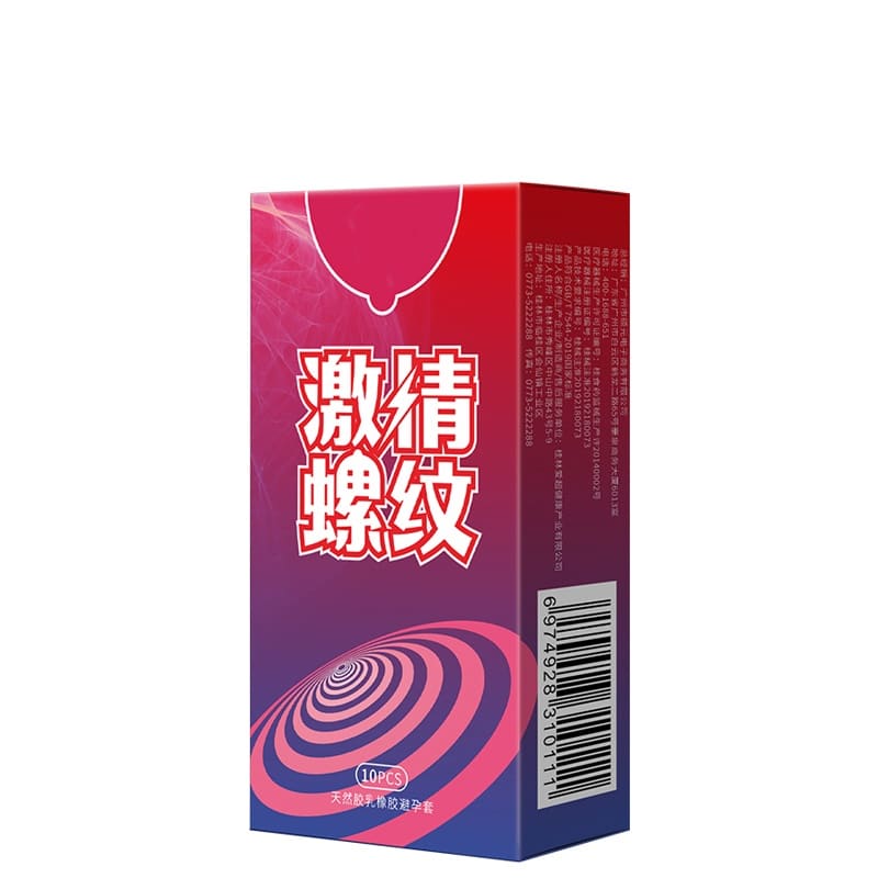 Passion Thread Ribbed Condoms — 10 Pack view 6