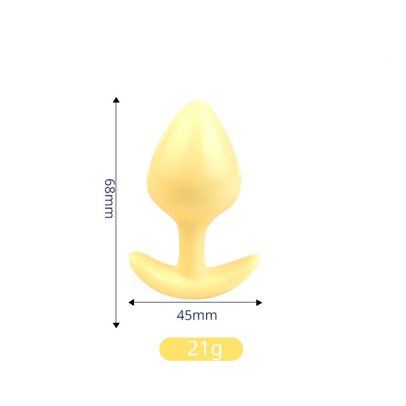 Velora Pastel Silicone Plug — Yellow (Small) view 2