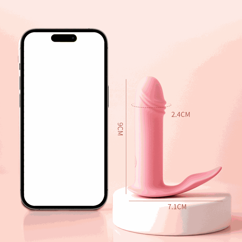 Velora Pink Wearable Thrusting Vibrator view 2