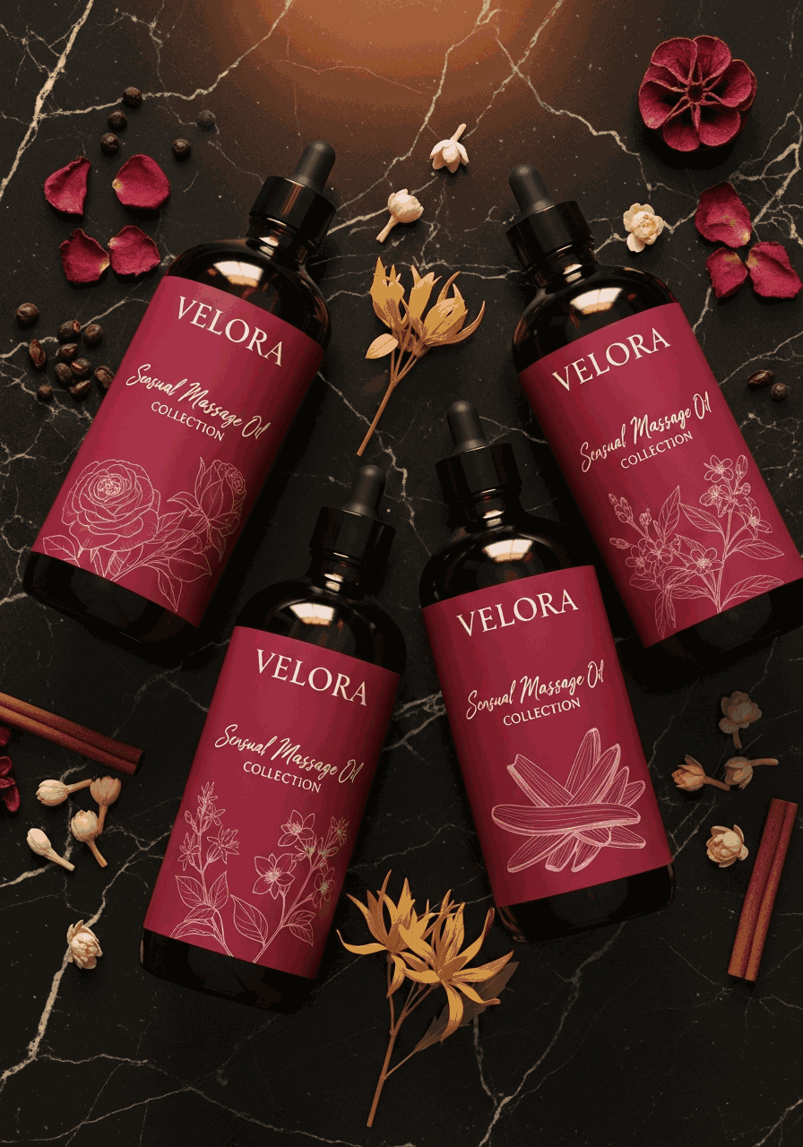 Velora Sensual Massage Oil Collection