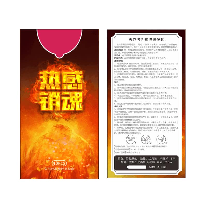 Hot Sensation Soul-Stirring Condoms — 10 Pack view 6