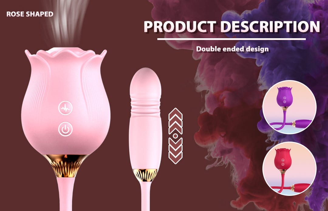Velora Rose Thrusting Vibrator view 3