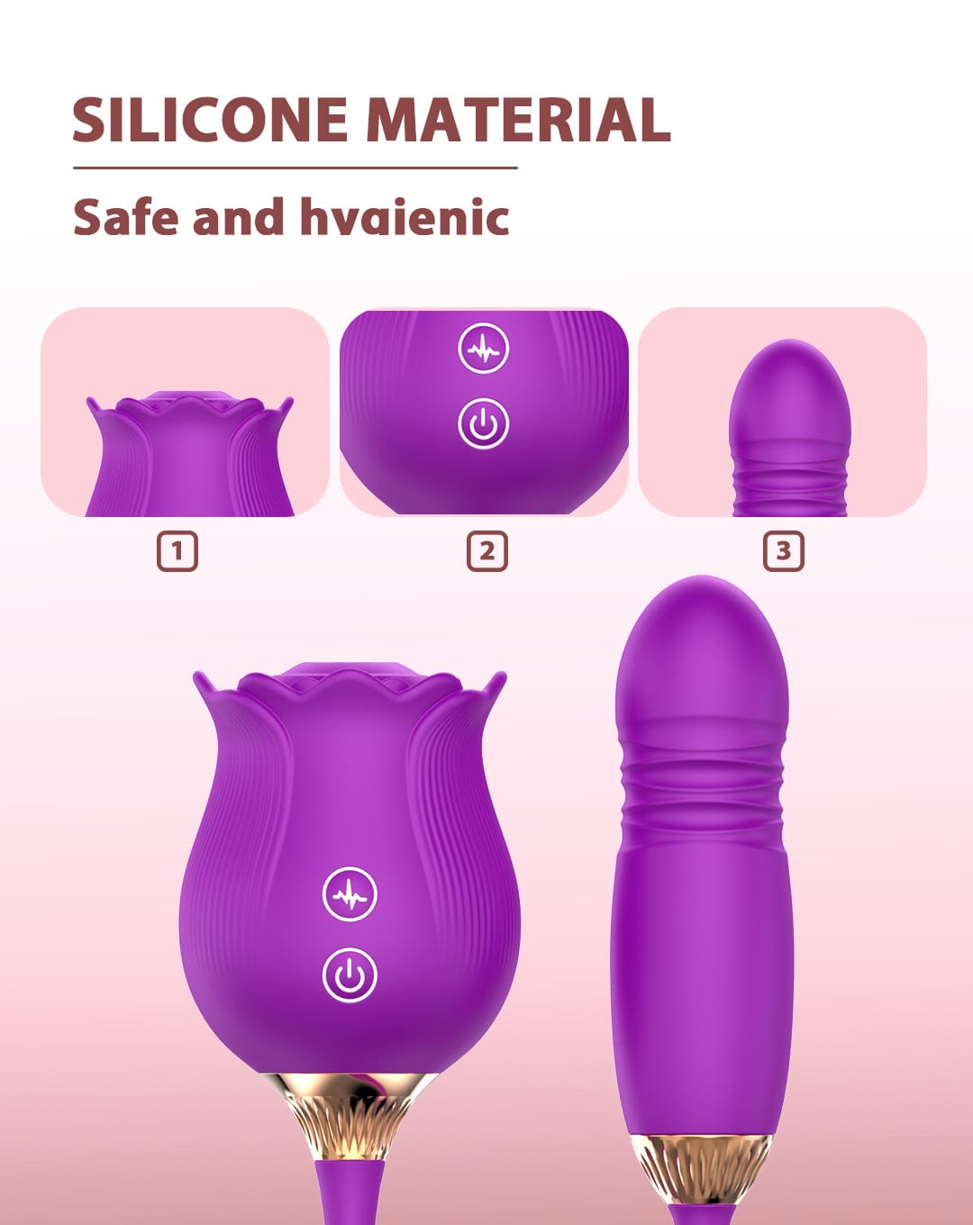 Velora Rose Thrusting Vibrator view 13