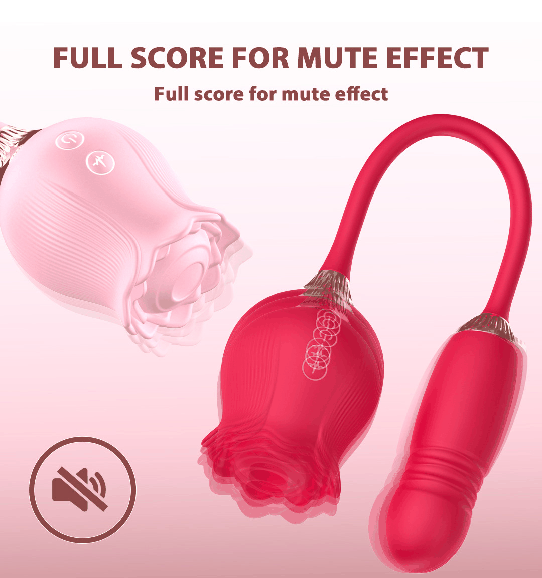 Velora Rose Thrusting Vibrator