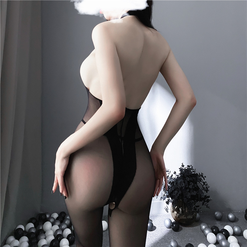 Velora Sheer Halter Bodystocking view 2