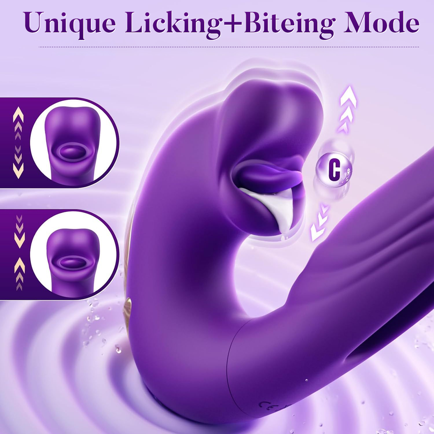 Velora Iris — Triple Stimulation Flapping Rabbit Vibrator view 2