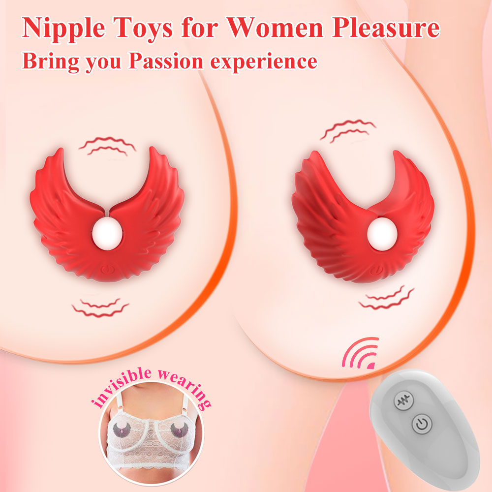 Velora Crest — Wearable Vibrating Nipple Massagers with Wireless Remote (Set of 2) view 2