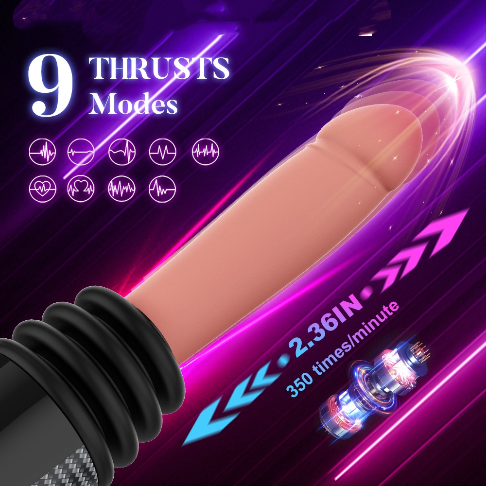 Velora Apex — Hands-Free Thrusting Sex Machine with Heating, Vibration & LED Display view 6