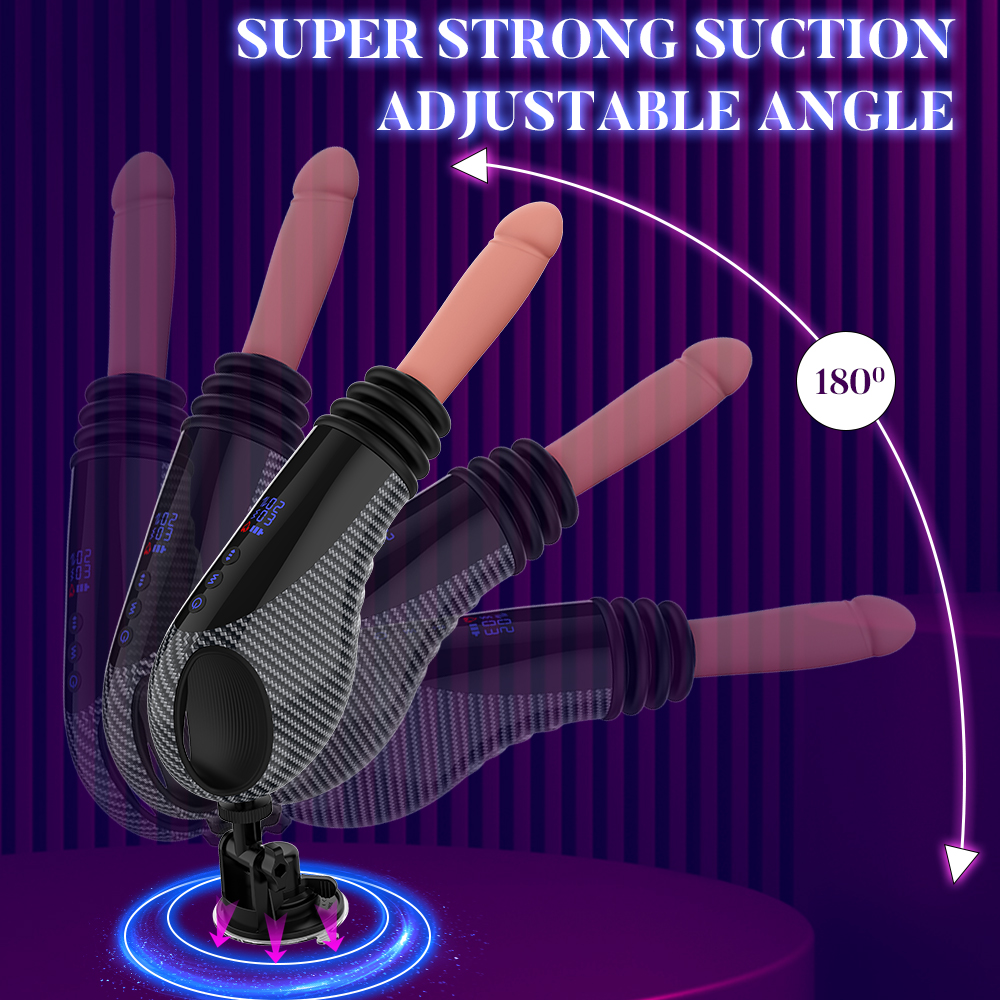 Velora Apex — Hands-Free Thrusting Sex Machine with Heating, Vibration & LED Display view 14