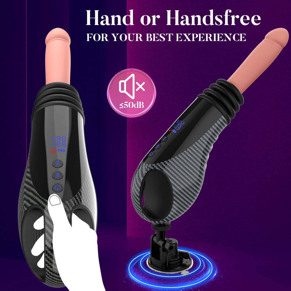 Velora Apex — Hands-Free Thrusting Sex Machine with Heating, Vibration & LED Display view 15