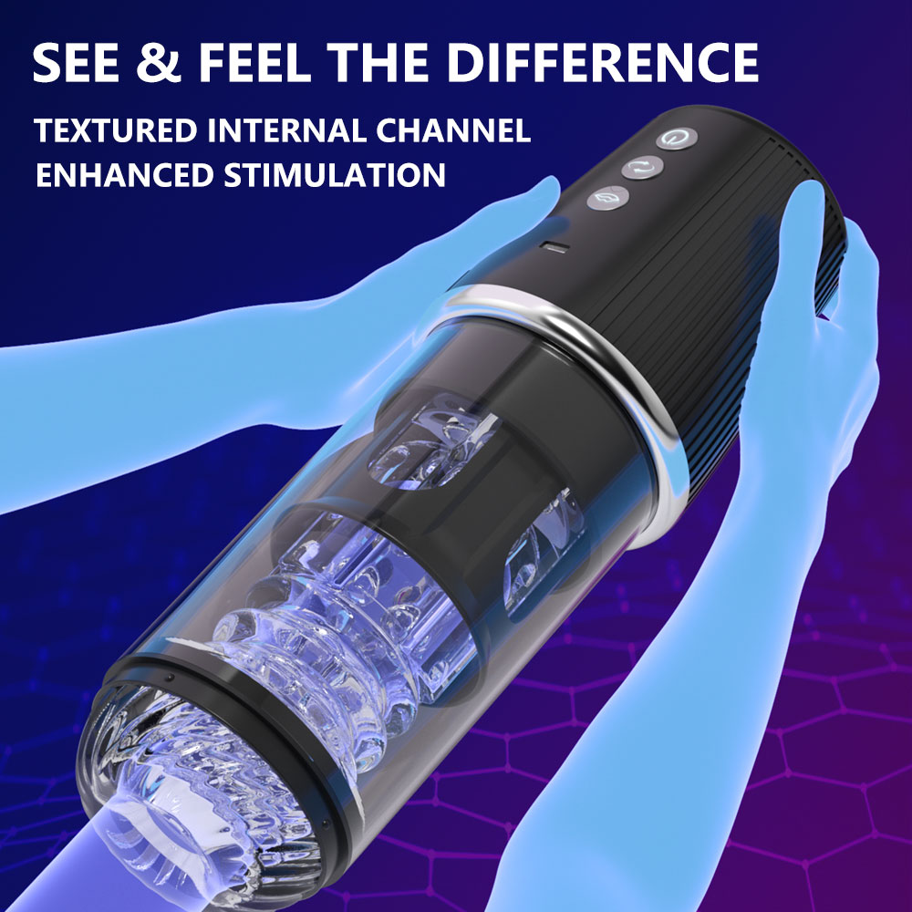Velora Onyx — Automatic Male Stroker with 10 Vibration, 5 Rotation & 5 Suction Modes view 7