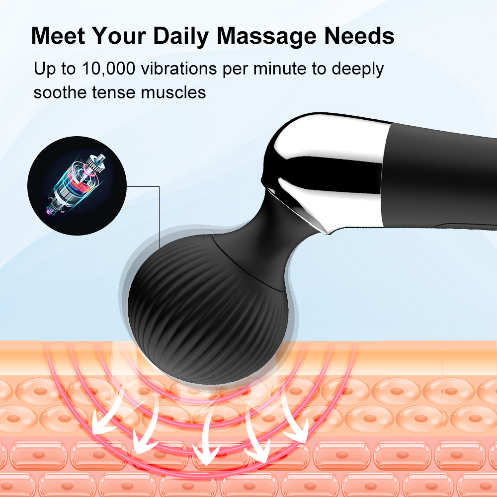 Velora Orb — Wand Massager with 10 Vibration Modes & 5 Speeds view 2