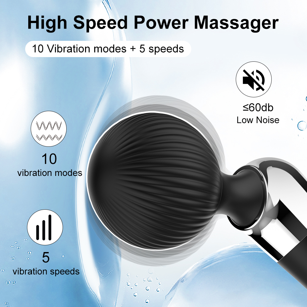 Velora Orb — Wand Massager with 10 Vibration Modes & 5 Speeds view 6