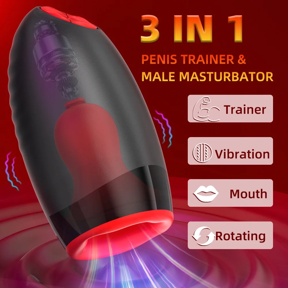Velora Eclipse — 3-in-1 Automatic Male Stroker with Suction, Vibration & Rotation view 18