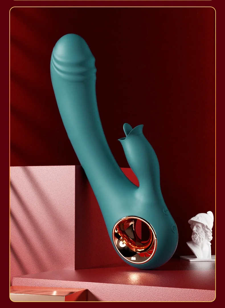Velora Wand II — Heated G-Spot Rabbit Vibrator with Licking Tongue
