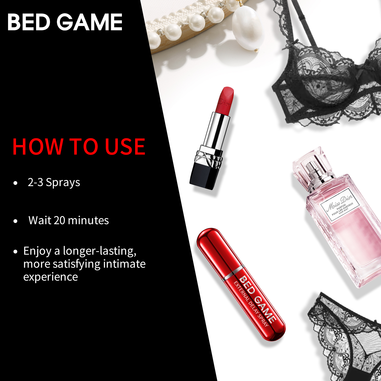 Bed Game Time Lag External Delay Spray view 5